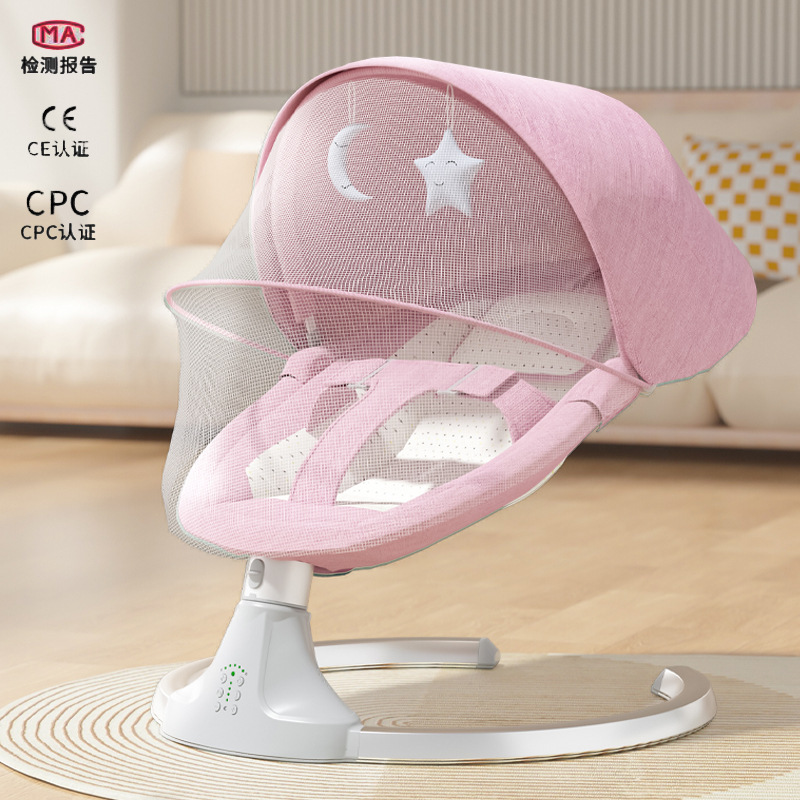Baby Sleeping Artifact to Coax Baby Rocking Chair Rocking Bed Electric Cradle Baby Coaxing Baby to Sleep Baby Recliner Can Sit and Lie down