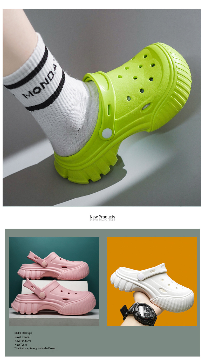 Anni di scarpe pop transfrontaliere Moda donna Capispalla personalizzati Pantofole Baotou Sandali tendenza strada estivi_voghion.com