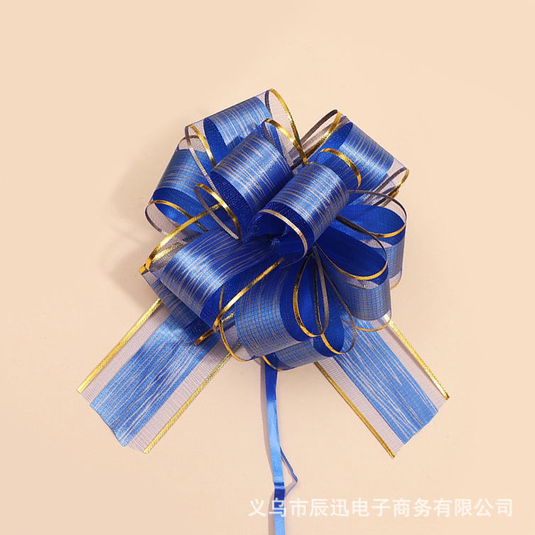 クロスボーダー速売通大型樹紋立体球花クリスマスプレゼント包装樹皮拉花リボンメーカー卸売り|undefined