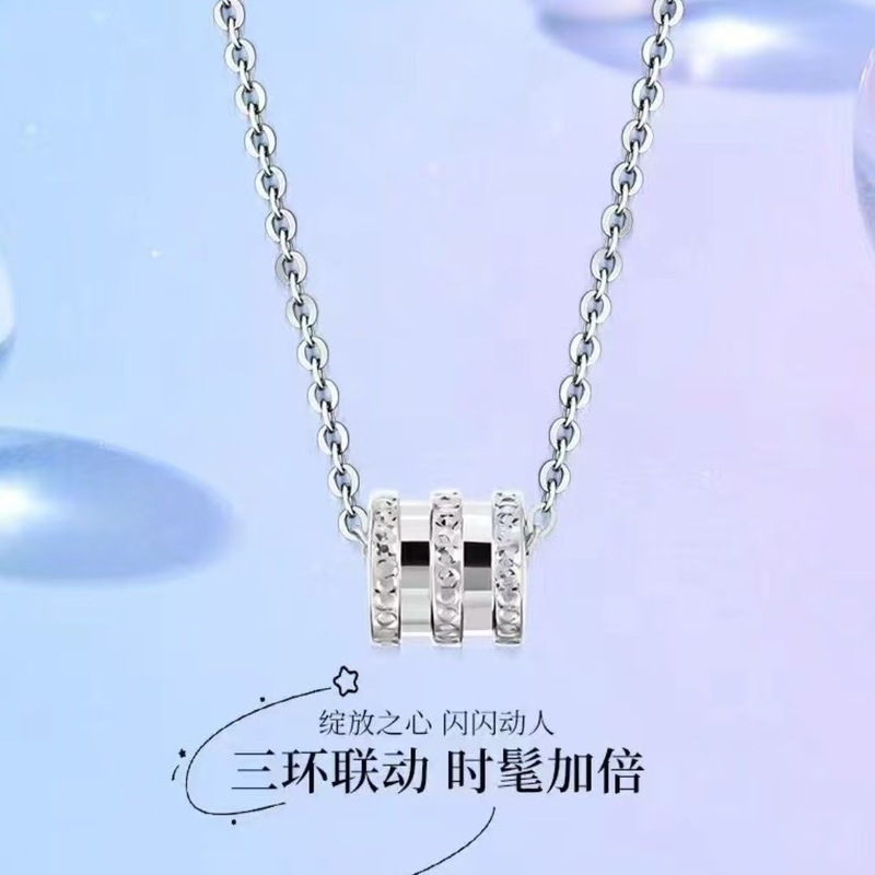 项链女转运珠锁骨链小红书同款小蛮腰吊坠女套链新款小众项链设计|undefined