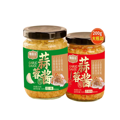 200g chili sauce, garlic chili sauce, spicy original bibimbap, noodle sauce, hot pot sauce, garlic snack sauce, seasoning sauce