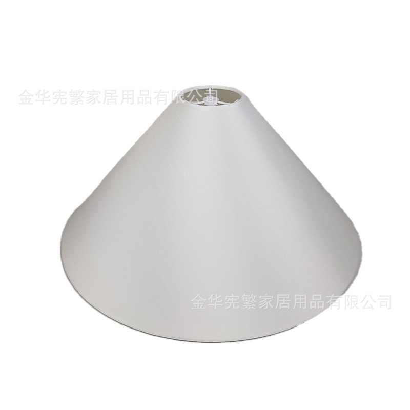 Directo de fábrica creativa cuerno soporte de noche estudio dormitorio lámpara de PIE BLANCO tela PVC lámpara de mesa sombra Shell