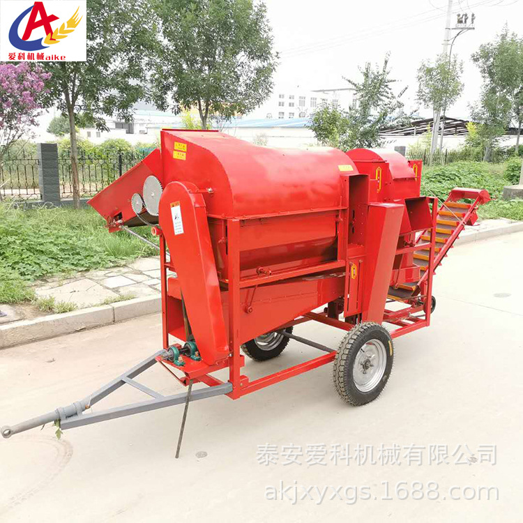 1000型花生摘果机干式花生脱果机出口各型号花生秧果分离机去秧机