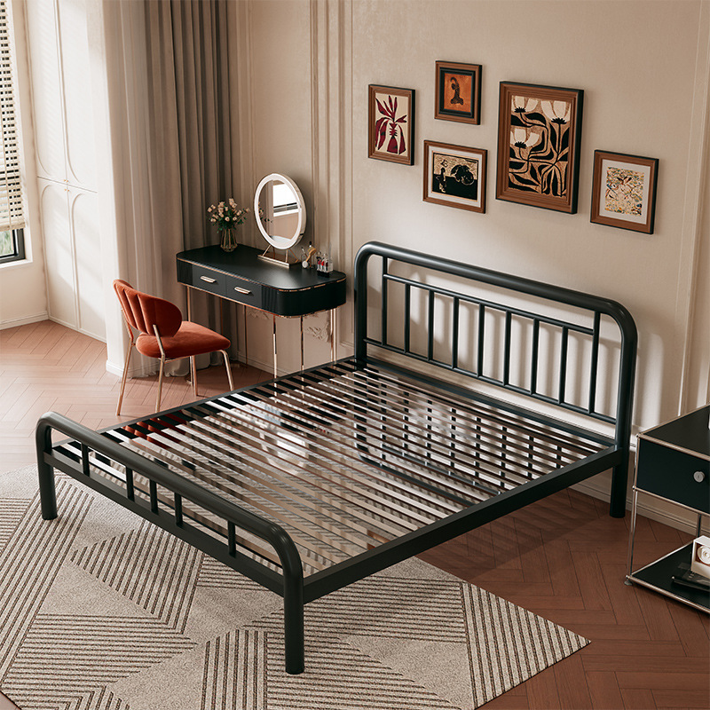201 stainless steel bed frame black + 23 beams