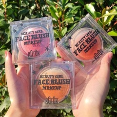 Domestic makeup KQTQK Kuku Korean society egg blush gradient same style student beauty cosmetics rouge