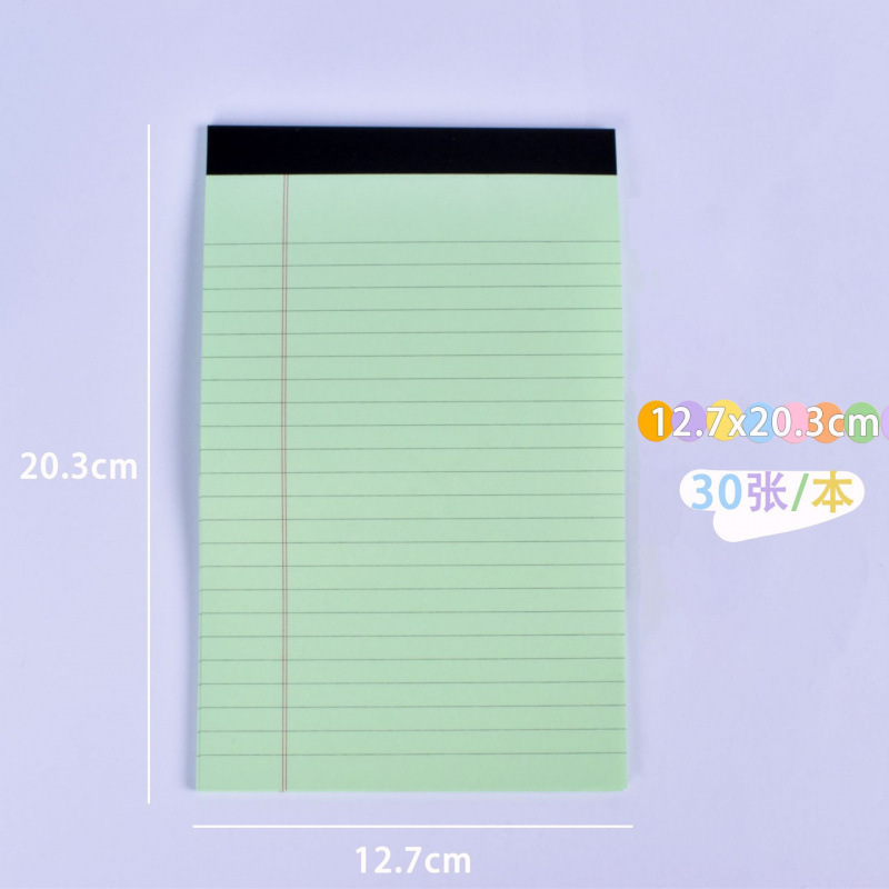Spot al por mayor libro de papel puede desgarrar a5 papel libreta de notas de papel de línea horizontal de vuelta arriba libreta de notas portátil de notas