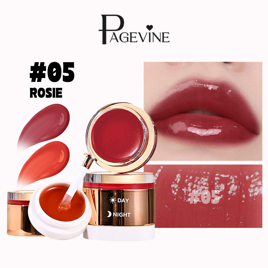 PAGE VINE máscara labial de doble efecto día y noche curado lápiz labial humectante 2 - en - 1 máscara labial de microagujas de comercio exterior image 10