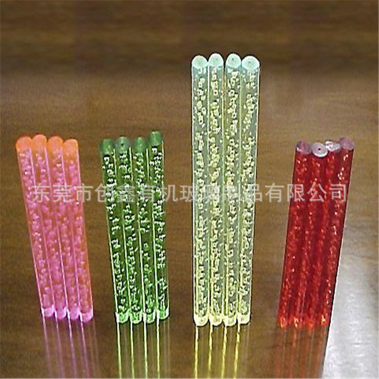 气泡 亚克力棒 有机玻璃棒 全新料生产 透明度高 误差小 硬度高