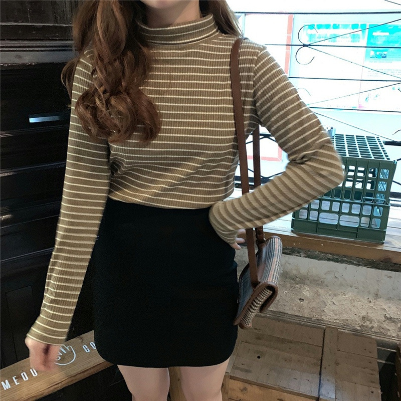 다크 브라운 스트라이프