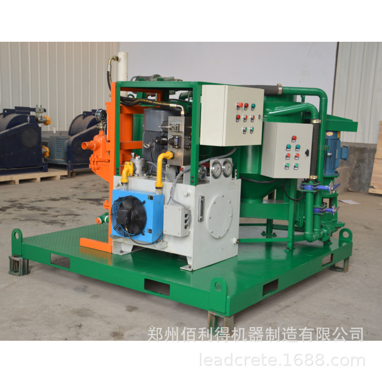 三桶式电机驱动灌浆站 液压柱塞式注浆泵站 工厂价注浆灌浆单元组