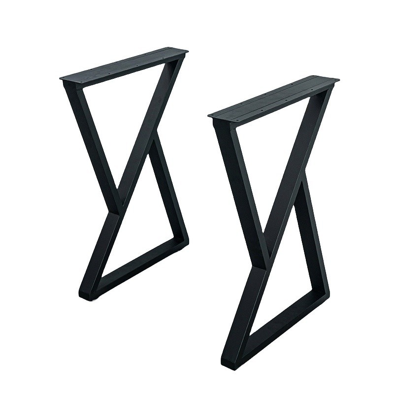 (2개) 바 다리 간단한 테이블 다리 브래킷 아이언 다이닝 테이블 피트 데스크 피트 드레싱 테이블 다리 테이블 다리 책상 다리