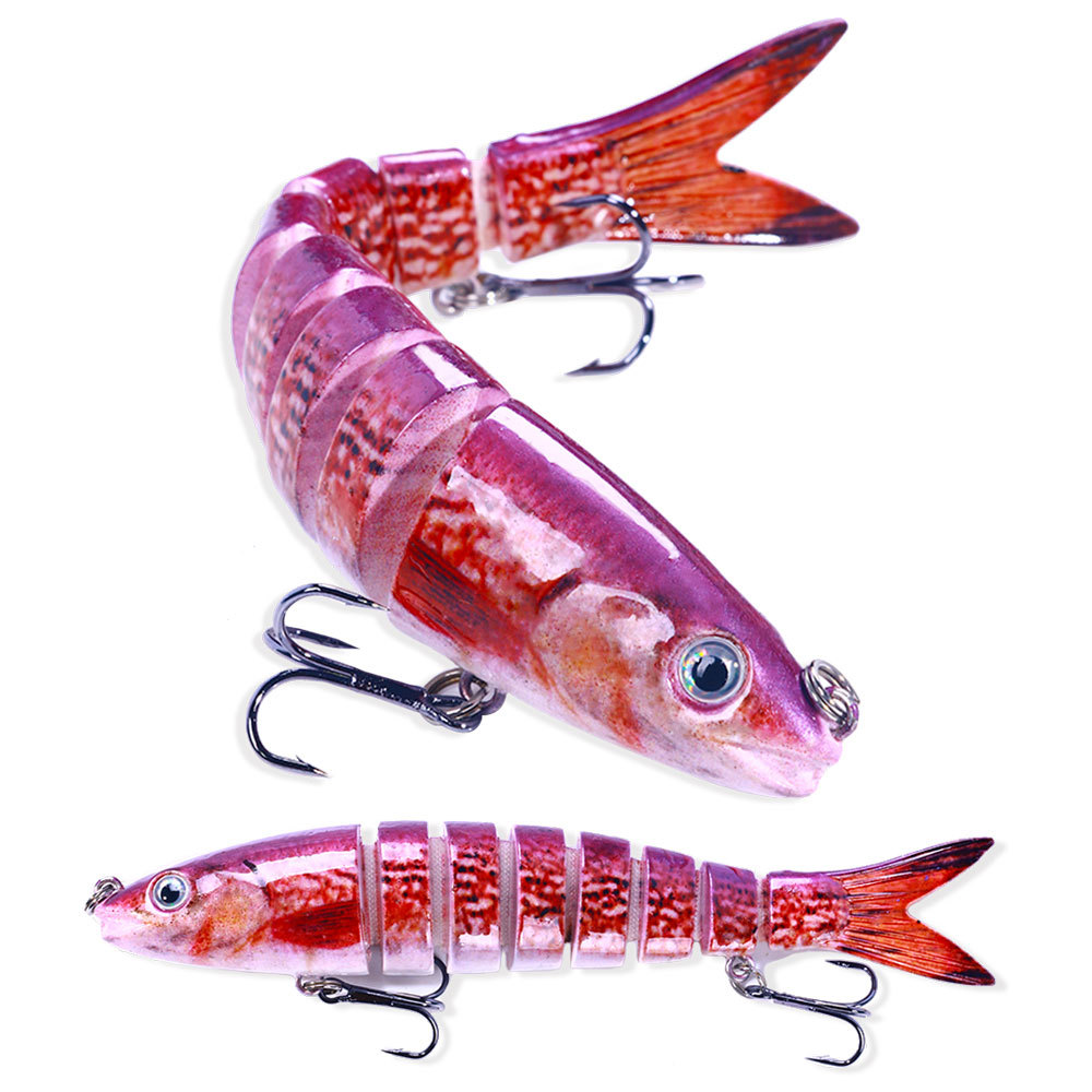 Nuevo Luya cebo multi-Sección de pescado 16 colores 13cm 18g biónico multi-Sección de cebo duro Comercio exterior Luya pesca cebo falso