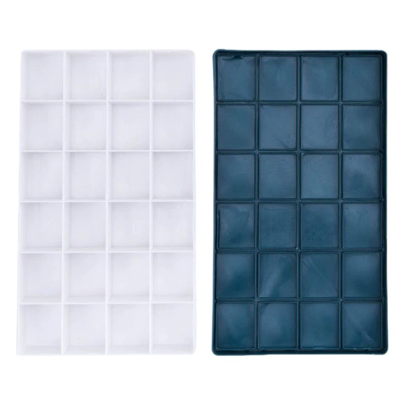 Кейс для красок на 24, 36, 48 ячеек, для гуаши и акрила, для смешивания красок, с глубокими ячейками, для хранения, улучшенная версия