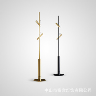 北欧现代简约落地灯双头可调旋转客厅卧室书房民宿氛围灯KD包装灯-阿里巴巴
