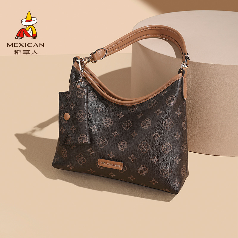 Scarecrow Bag Women's 2025 New Texture Printed Handbag Large Capacity Fashion Commuting Shoulder Messenger Bag Scarecrow Bag Women's 2025 New Texture Printed Handbag Large Capacity Fashion Commuting Shoulder Messenger Bag