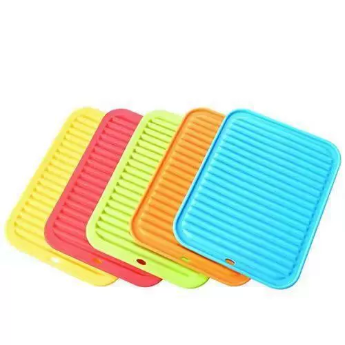 加厚硅胶隔热垫大号耐高温砂锅垫盘垫防滑餐桌垫防烫垫长方形餐垫