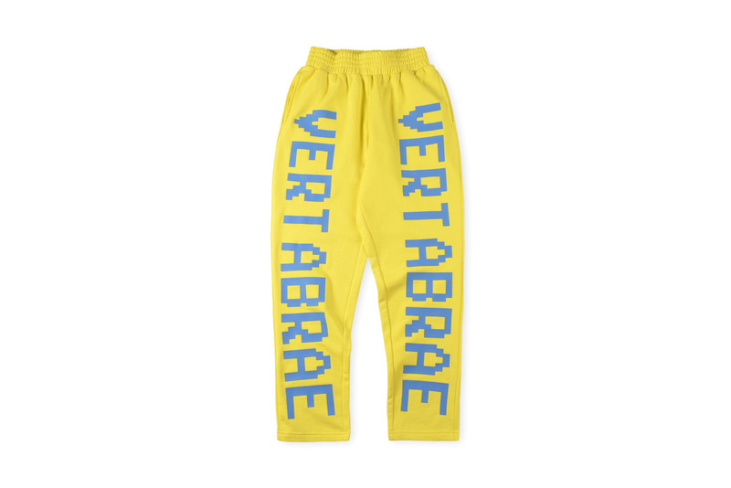 跨境外贸男女明星同款Vertabrae sweatpants镶钻立体字休闲长裤|undefined