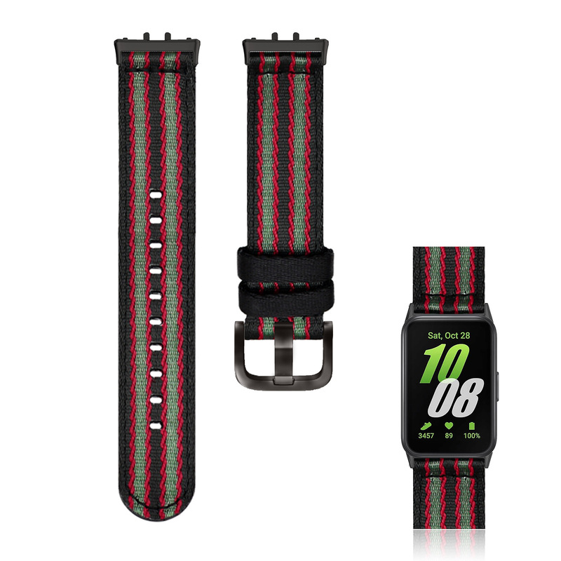Suitable for Samsung bracelet Galaxy Fit3 canvas strap SM-R390 high-end woven cloth wrist strap fashion casual