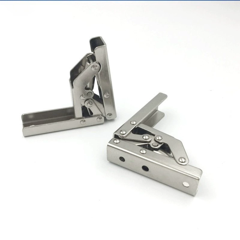WEIDEBAO Groove-Free 90-Degree Stainless Steel Long-Strip Hinge for Cabinet Doors/Countertops, Easy DIY Install