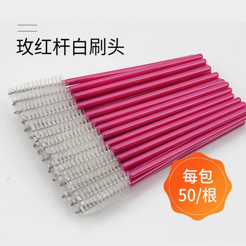 Disposable brush for eyelashes, curly false eyelashes for extension