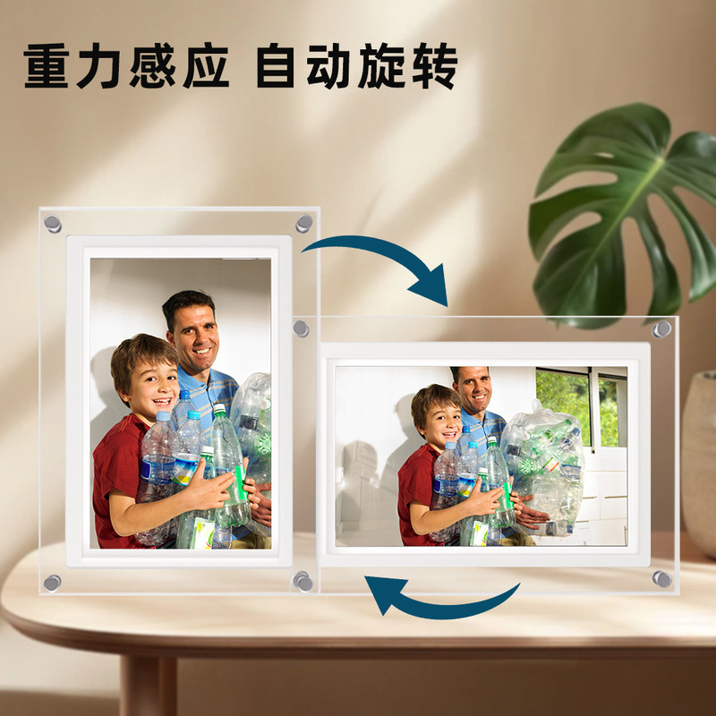 Foreign Trade Cross-Border Promotion Gift 5-Inch 7inch 10inch 4G/8G Acrylic Digital Photo Frame Digital Photo Album Business Foreign Trade Cross-Border Promotion Gift 5-Inch 7inch 10inch 4G/8G Acrylic Digital Photo Frame Digital Photo Album Business