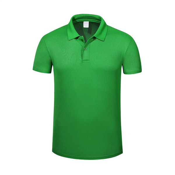 Solid color breathable classic polo for work