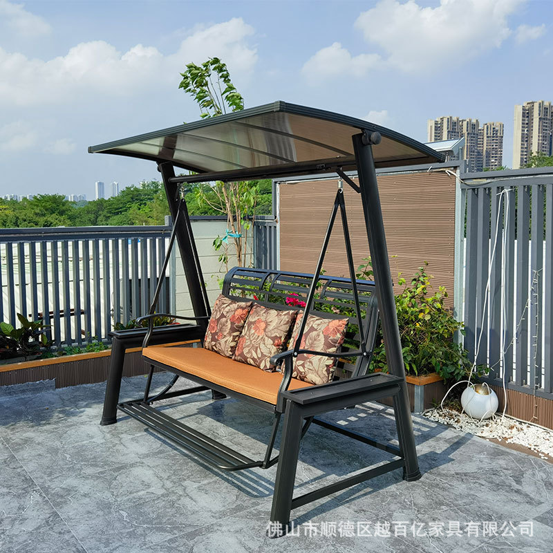 Silla colgante para exteriores, silla colgante para patio, silla colgante tipo cesta para balcón, silla colgante de metal moderna de aleación de aluminio para interiores.
