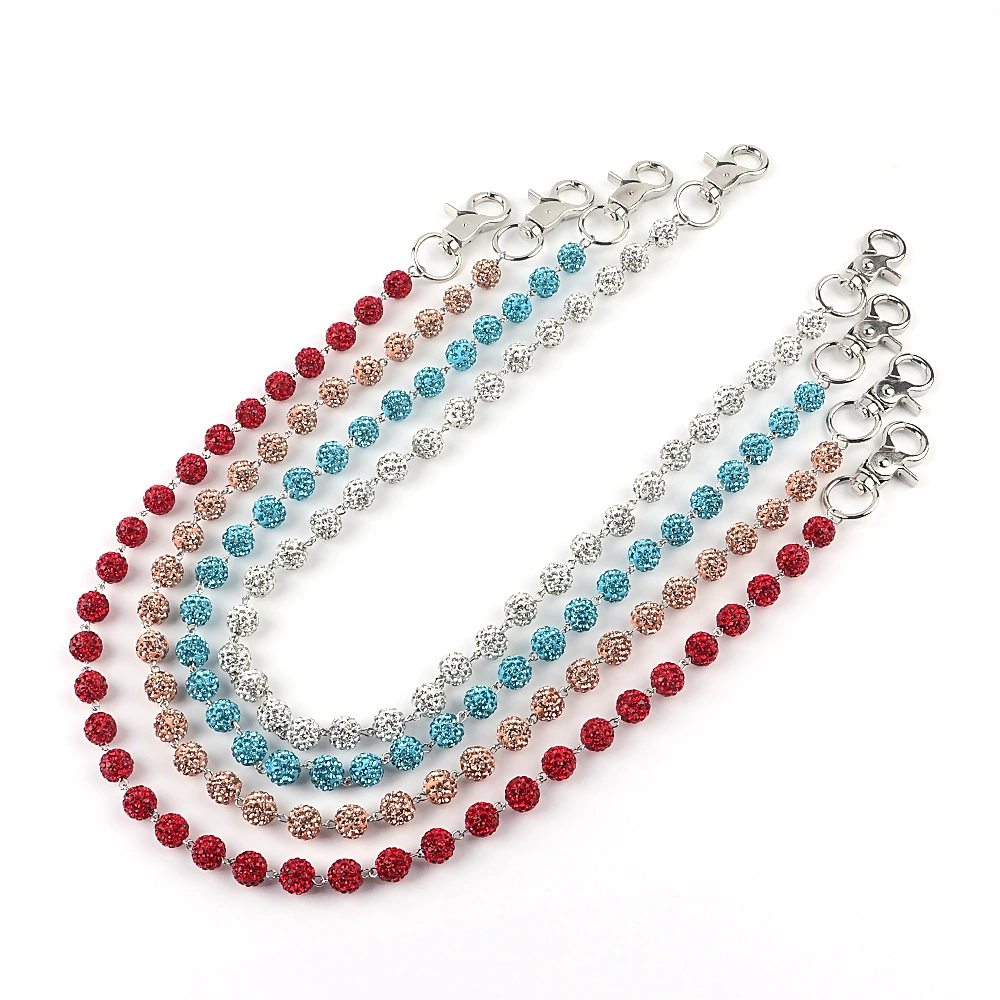 Амазонка горячие продажи штанов цепи высокого качества глиняная глина с бриллиантами шарики четки талии цепи тела ювелирные изделия ручной работы