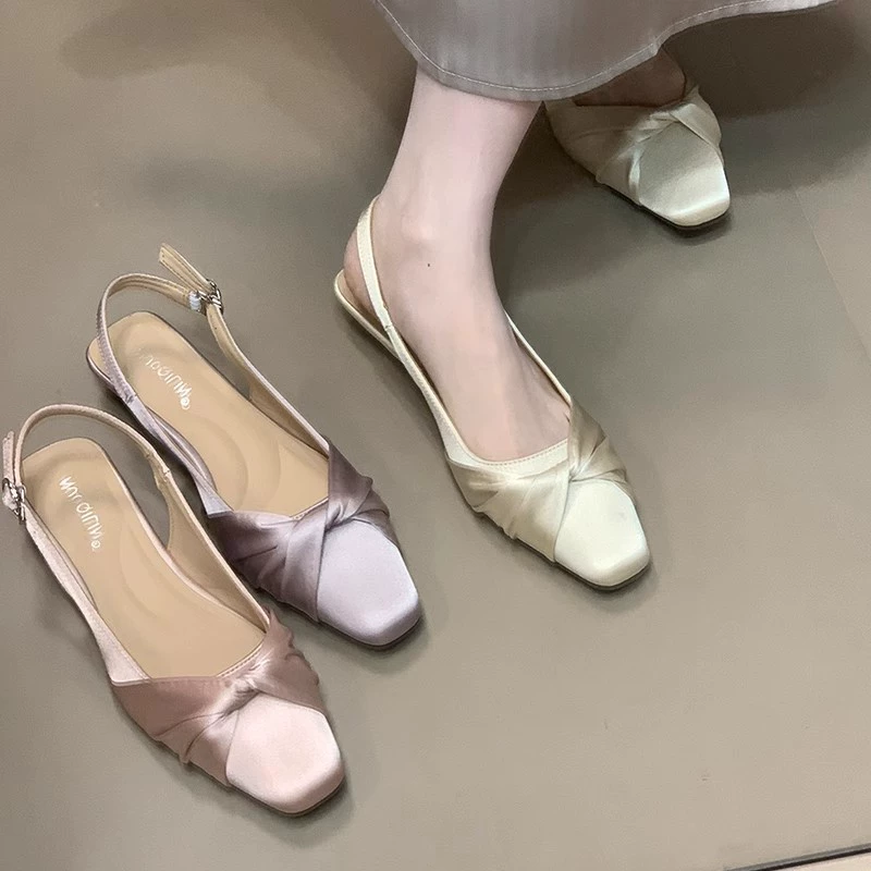 Сандалии с бантом, стиль Chanel, 2025 год