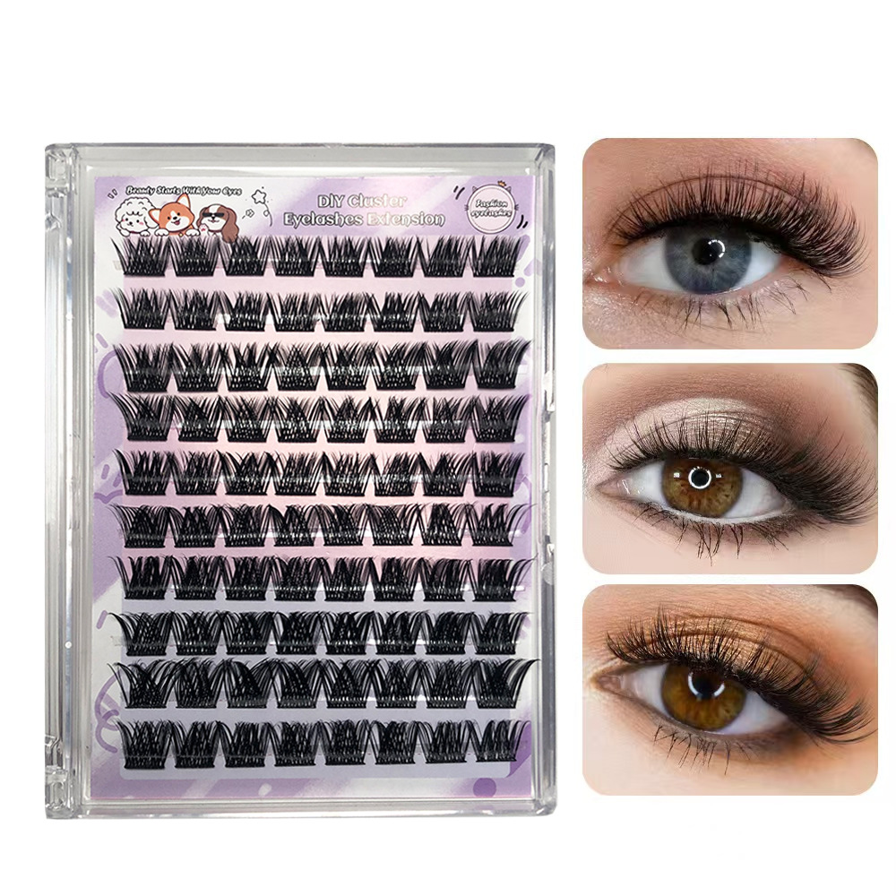 Comercio exterior pestañas colección densa 30D40D50D gran capacidad serie FD cabello gripe europea y americana un solo rango de cabello