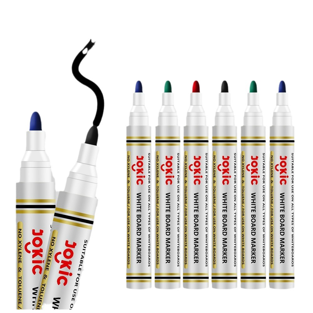 Bolígrafo de pizarra limpiable de alta capacidad para maestros con bolígrafo de pizarra limpiable a base de agua para conferencias de marcado de pizarra mayorista