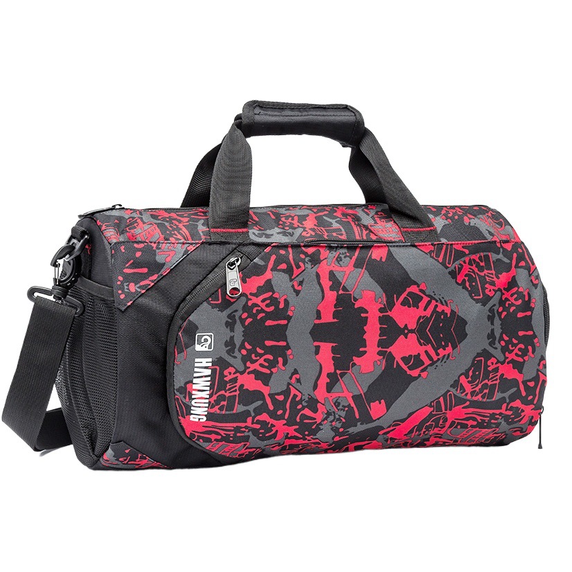 Parece que bolsa de fitness de comercio exterior separación húmeda y seca almacén de zapatos independiente bolsa de fitness deportiva de gran capacidad impermeable bolsa de viaje al aire libre