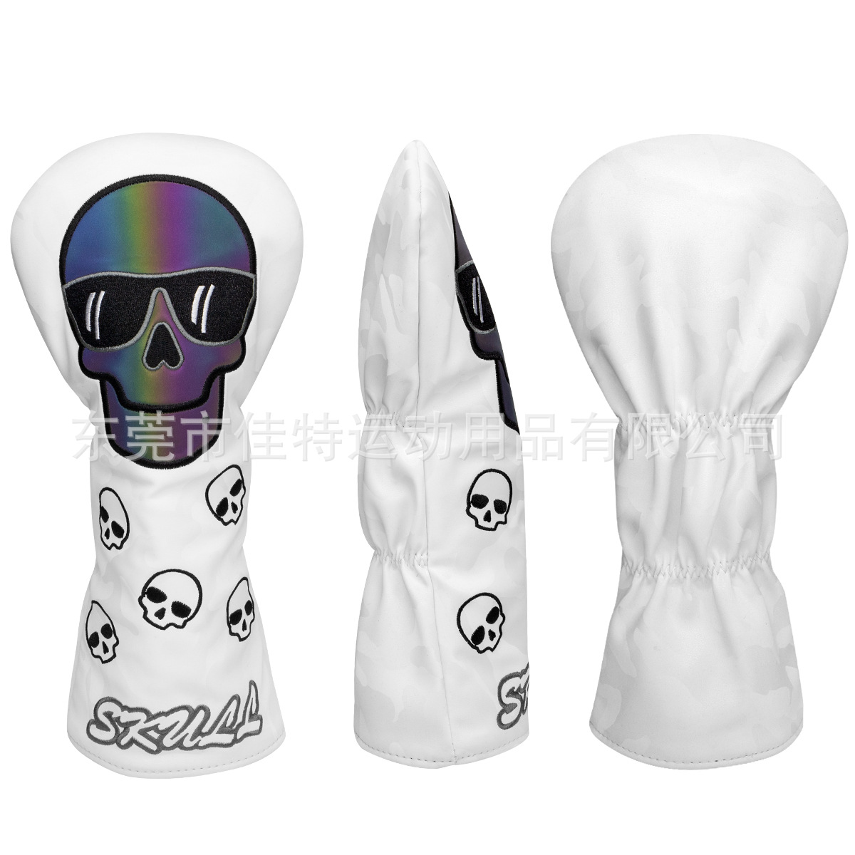 Cráneo cubierta del Club de Golf conjunto completo varilla de hierro N ° 1 calle pequeña pierna de pollo varilla de madera putter tapa protectora cubierta fábrica