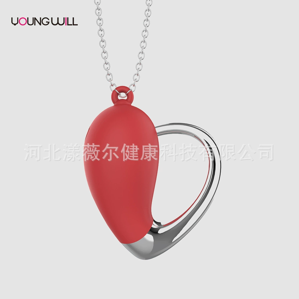 Ожерелье с подвеской «Любовь», вибратор, многочастотный сильный шок, мини-вибратор, половой акт, флирт, женская мастурбация, секс-игрушка для взрослых