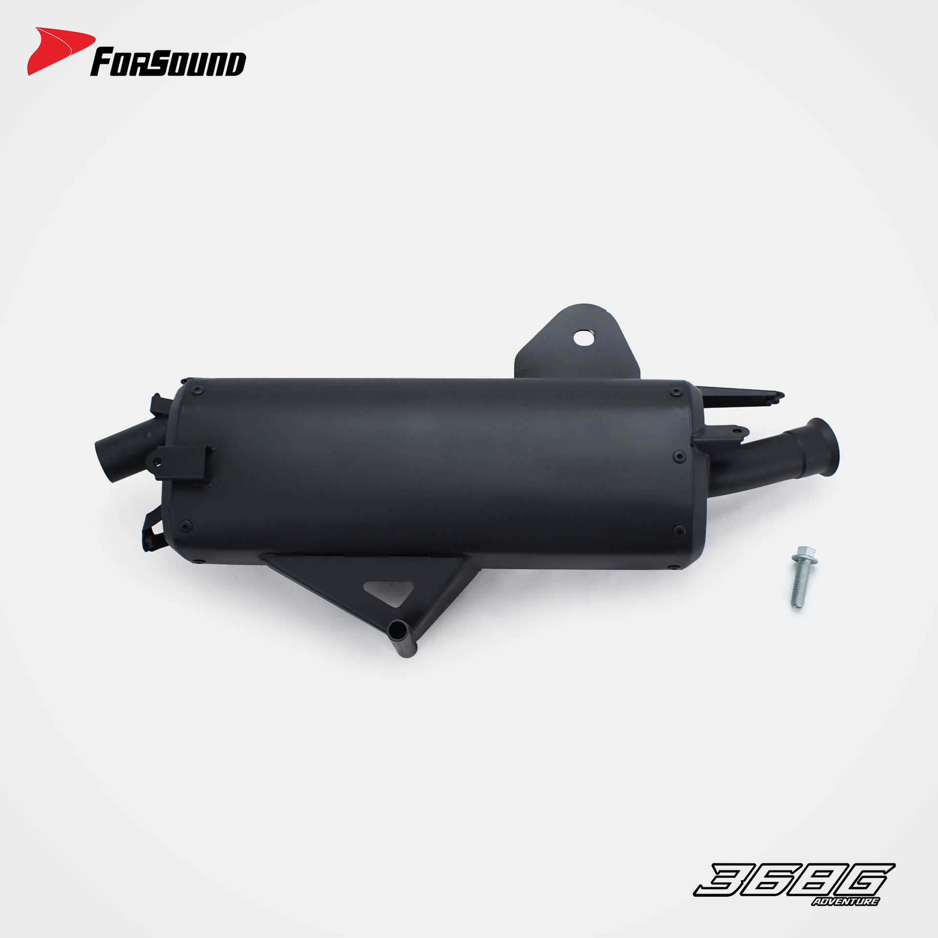 Suitable for the modified motorcycle model Shengshi 368G/E/K26, original factory appearance exhaust pipe tail section, direct connection without damage