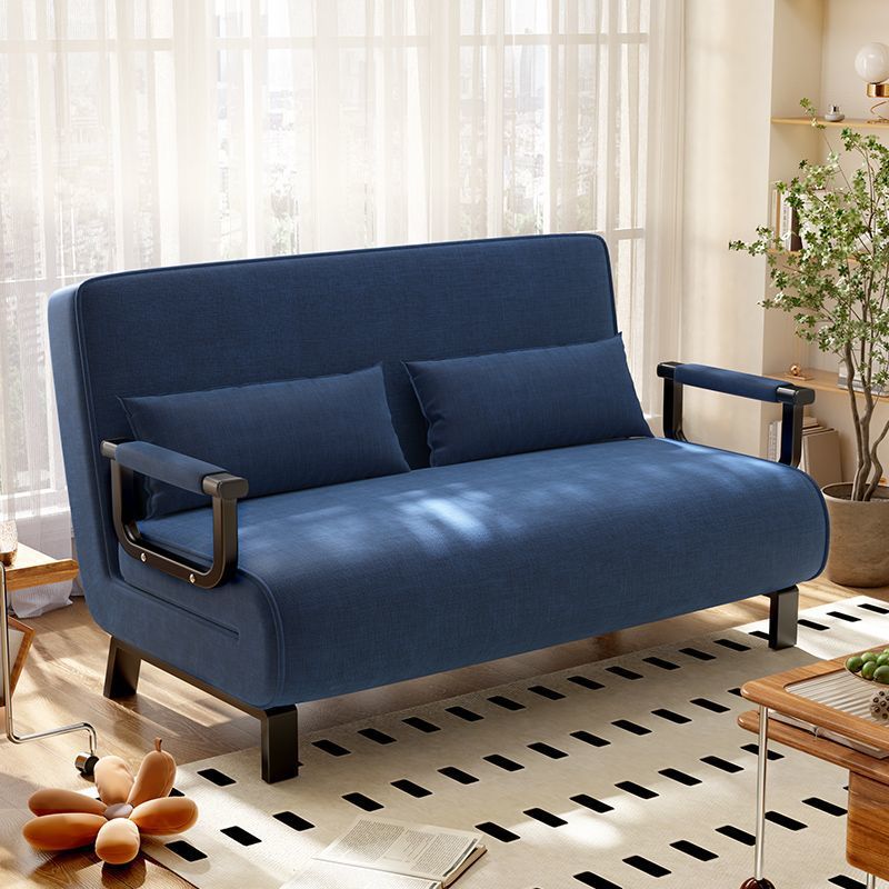 Sofá - cama azul - 1m