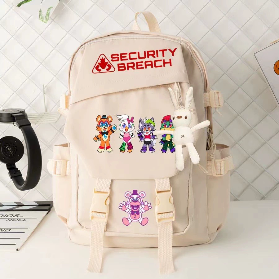 Игровой рюкзак FNAF Security Breach Ruin для школьника, школьная сумка, рюкзак для девочек, средняя и старшая школа