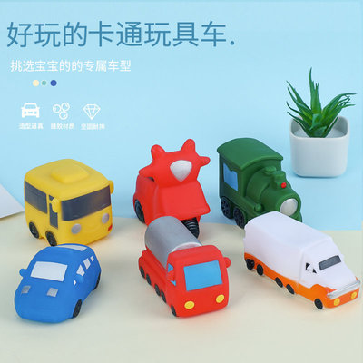 vehicle train automobile Pickup aircraft Soft glue Bathing Toys baby take a shower happy Play cognition