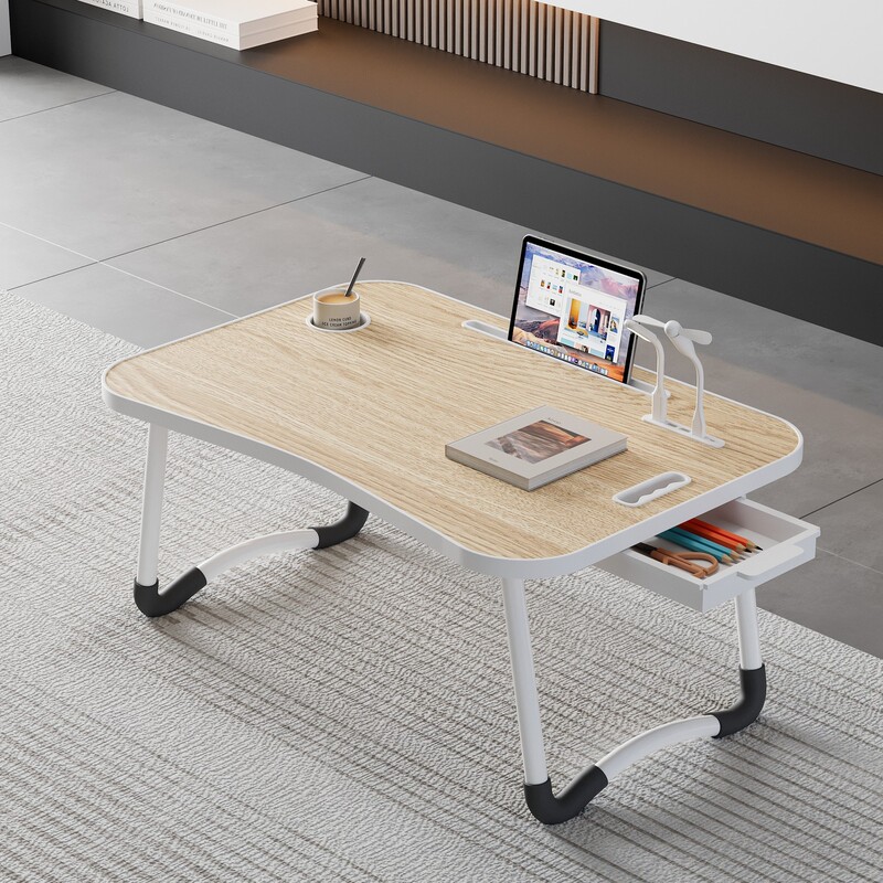 辰一品のコンピュータの机の上の小さいテーブルの怠け者の机の寝室は折り畳みができます。|undefined