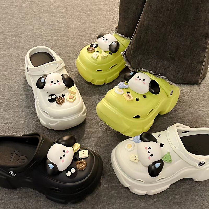 Hole shoes accessories diy shoe flower alloy rhinestone detachable cartoon chain accessories suit