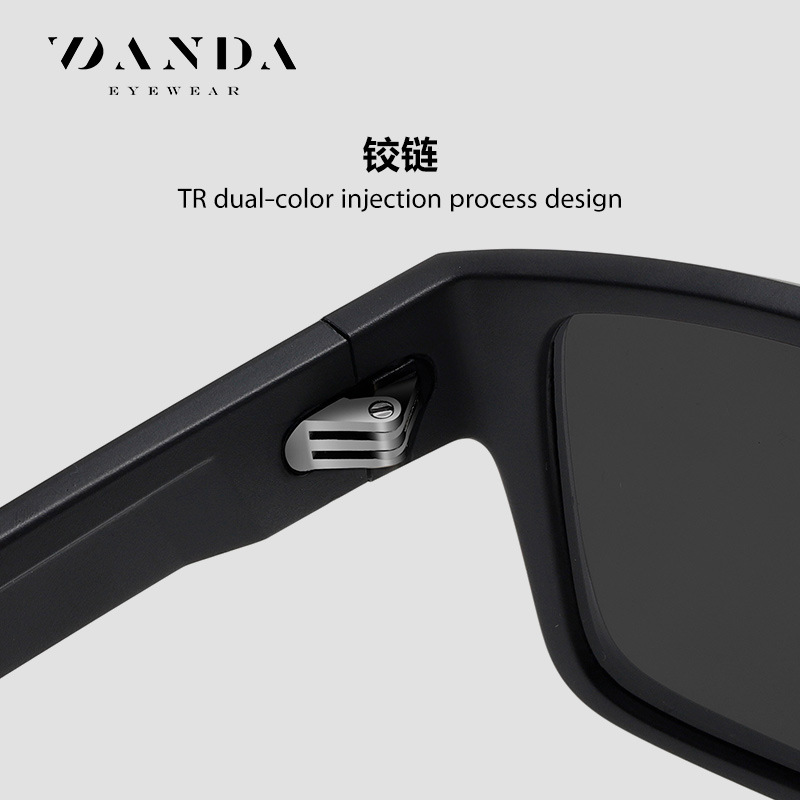 Nuevas gafas de sol polarizadas S16104 tendencia de moda Gafas de sol de montura cuadrada para hombres Gafas de sol de pesca con protección solar al aire libre