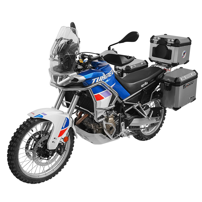 GSADV is suitable for APRILIA 660 stainless steel upper and lower bumper bumper modified three-box tail box