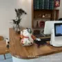 转角纹理实木风化木板