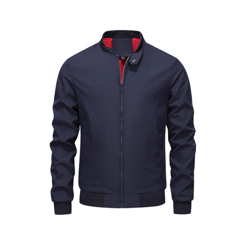 Men's Autumn Stand Collar New Jacket Outerwear Fashion Slimming American Men's Top Jacket