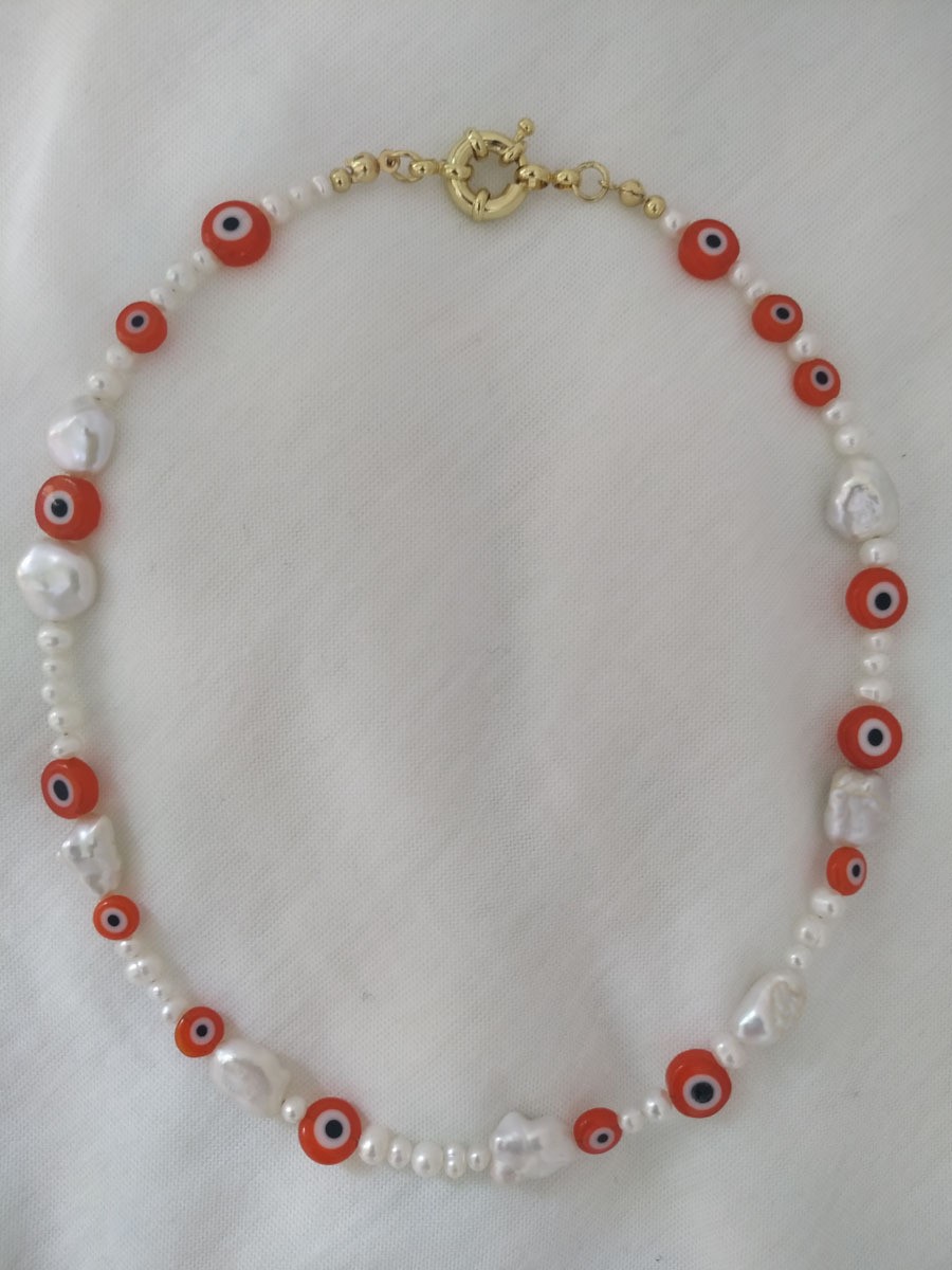 32g Weight Bracelets, Necklace Classification 2 PCS/Package Quantity Holiday, Daily Occasion Beaded, Freshwater Pearl, Titanium Steel Material Geometric Pattern Women's Gender Casual, Simple Style Style 2 PCS/Package Beaded Freshwater Pearl Titanium Steel Freshwater Pearl Jewelry Sets 56