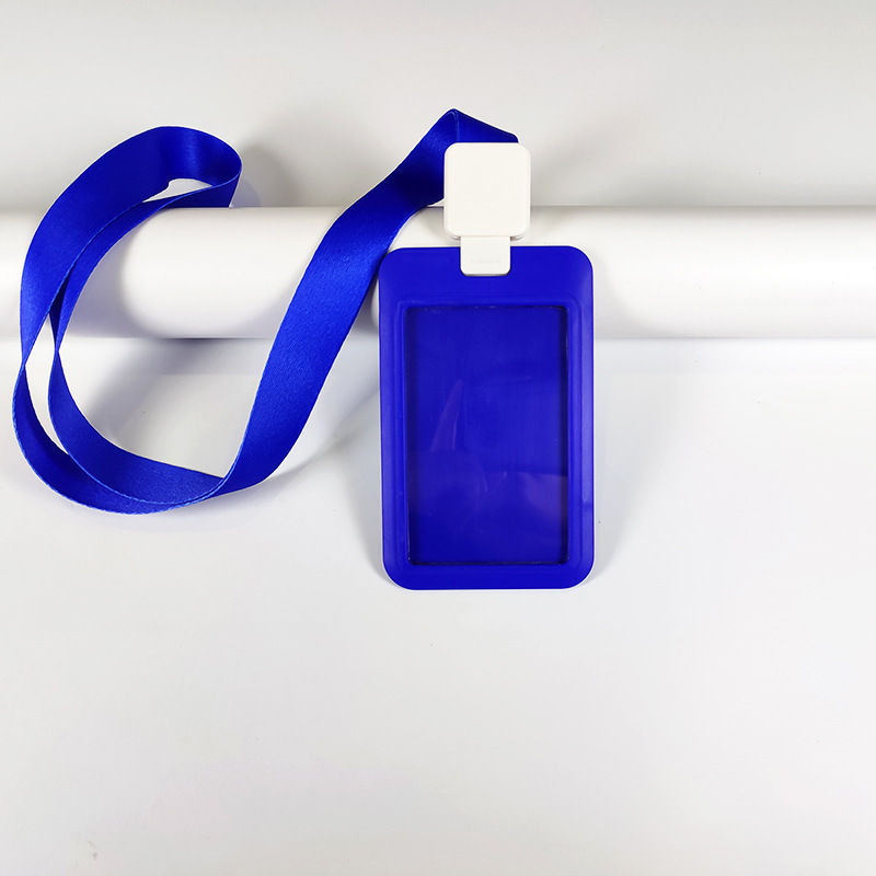スライドカバー押し込みハードカードホルダー ABS プラスチックバッジ従業員バッジ漫画カラー大型カードホルダードキュメント|undefined