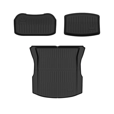 Modelə uyğun ayaqaltı | Maternity-Grade Tpe Car Full-Cover - renewal-3-three-piece-set-of-front-and-rear-trunk-mats