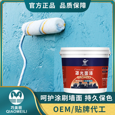 巧美丽净味环氧罩光面漆家用室内外涂层水性地坪地面地板罩光面漆|ru