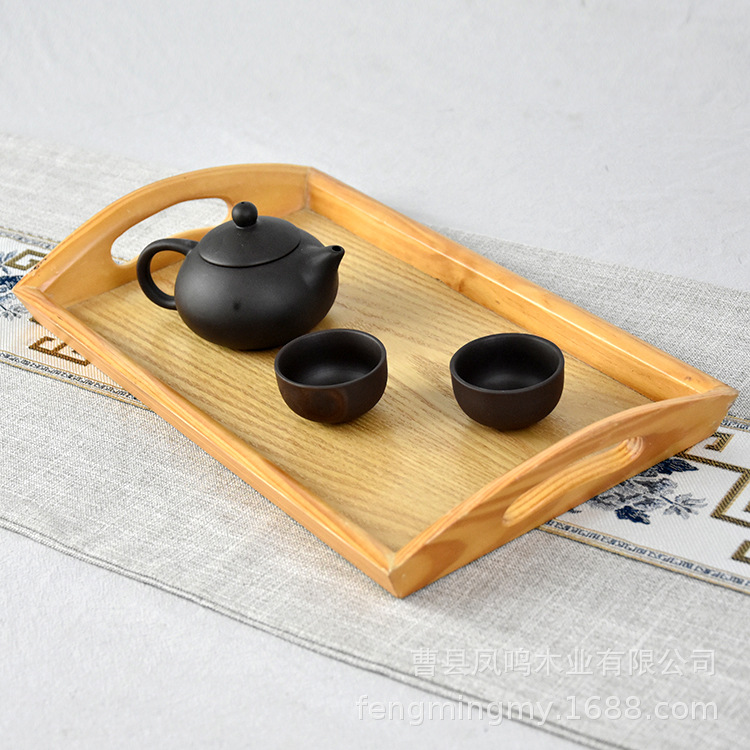 厂家直供木质长方形托盘 木质茶具托盘小吃盘托盘餐盘果盘