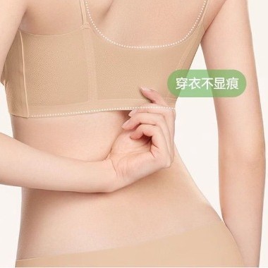 夏薄款无痕粉底液内衣果冻软胶支撑无痕舒适吊带透气女士隐形抹胸|undefined